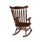 International Concepts Solid Wood Rocker, Espresso R581-120 - alternate 6